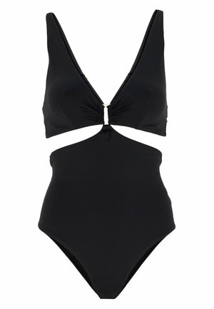 Mint Velvet PLUNGE HARDWARE - Badpak - black