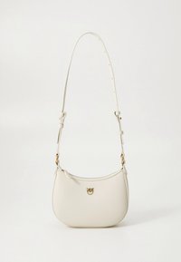 Pinko HALF MOON - Mala a tiracolo - white+white-antique gold
