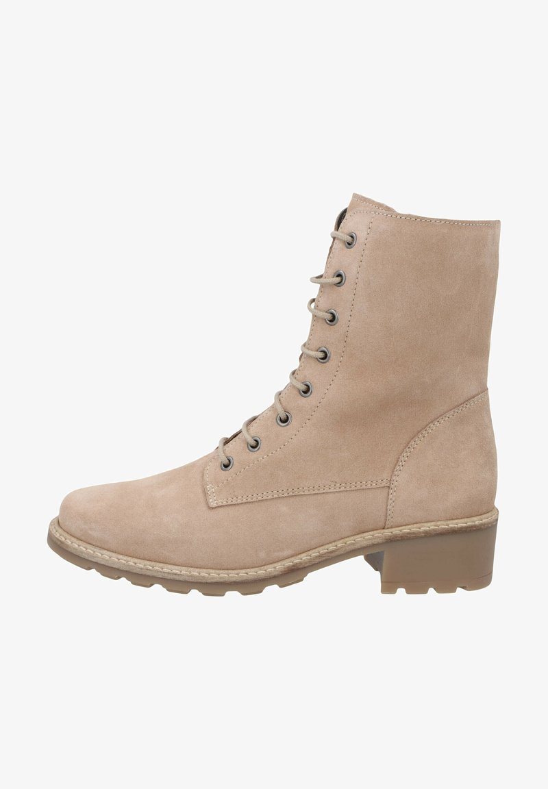 Solidus KINGA - Bottines à lacets - beige