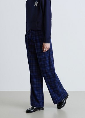 Calliope, PANTALONE LUNGO FANTASIA - Stoffhose - var blu scuro