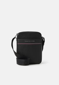 Tommy Hilfiger - CORP MINI REPORTER - Skuldertasker - black Miniaturebillede 1