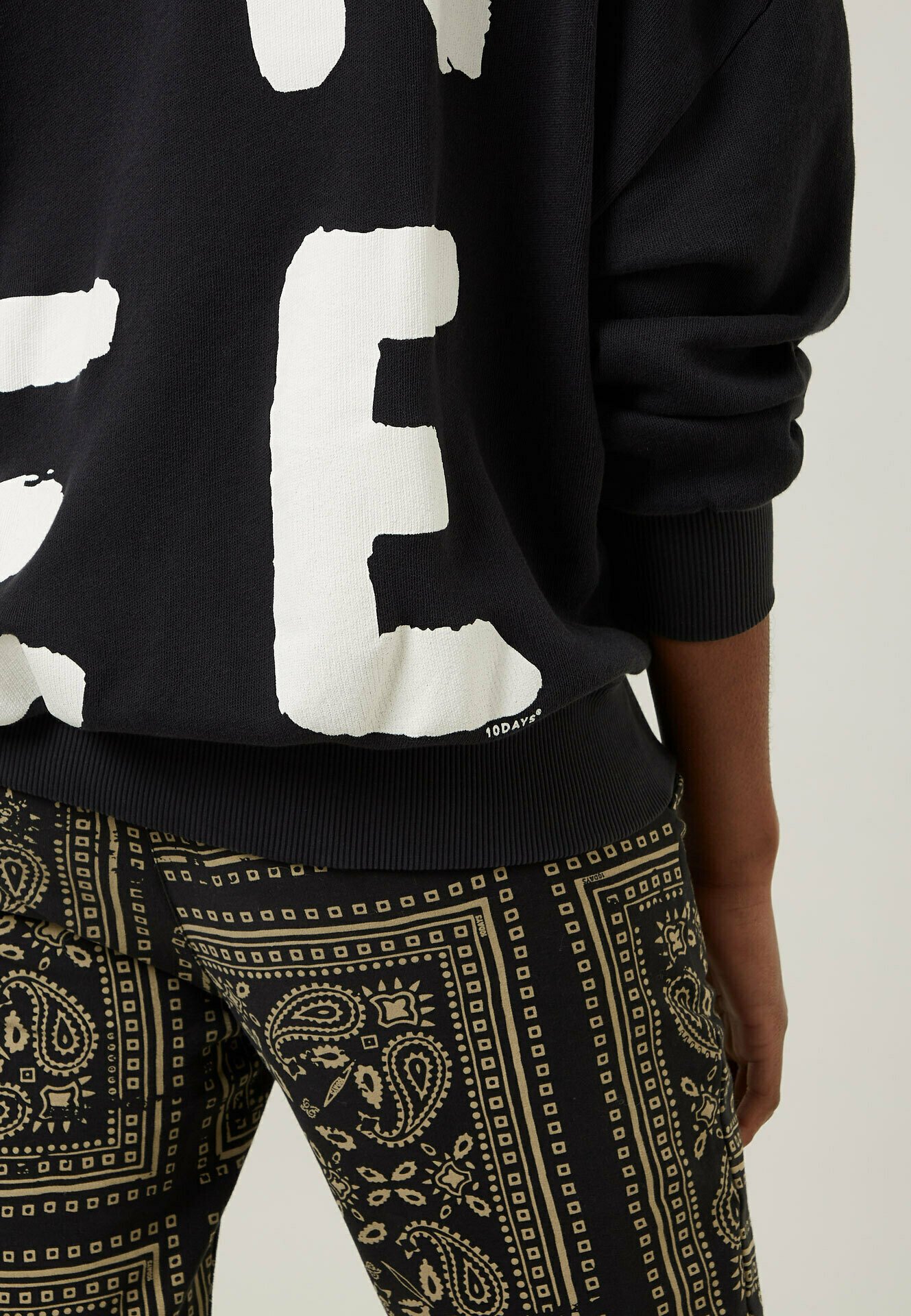 10DAYS FREE - Sweater - almost black/zwart - Zalando.nl