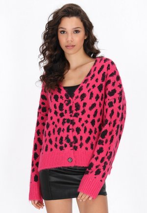 Cardigan - pink leo