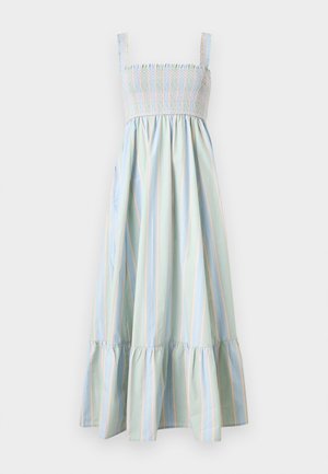 Abercrombie & Fitch, SYDNEY SMOCKED CONVERTIBLE STRAPLESS MIDI - Robe de jour - multi-coloured