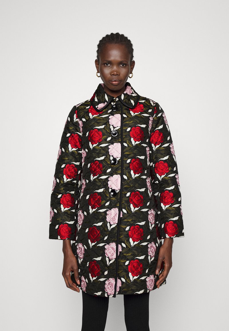 kate spade new york ROSE GARDEN TOPPER Abrigo corto black