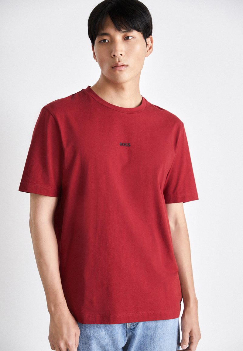 BOSS - TCHUP - T-shirt basic - red four, Vergroten