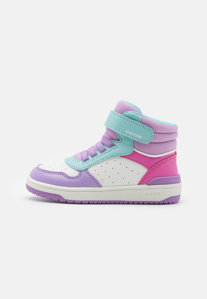 Geox WASHIBA - Magas szárú sneakerek - lilac/aqua