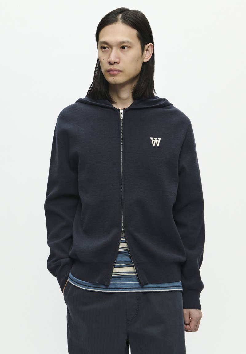 DOUBLE A BY W.W. CURT ZIPPER - Strickjacke - salute