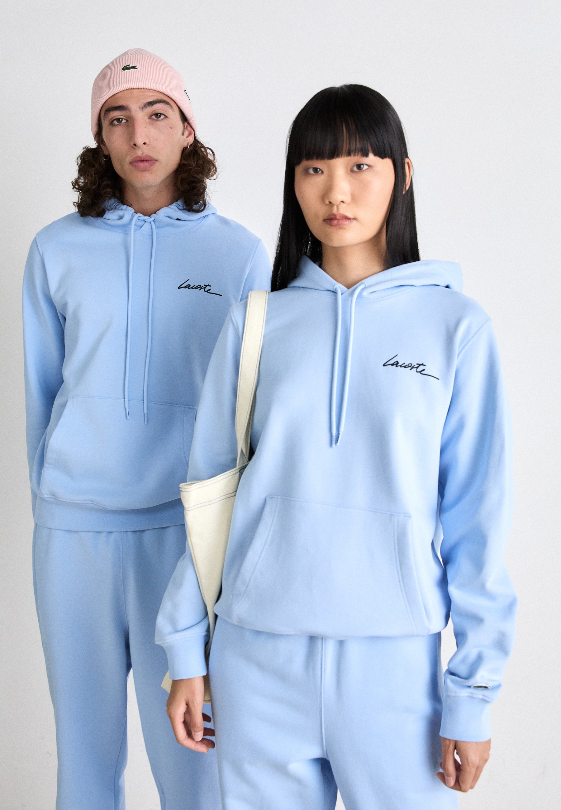 Lacoste UNISEX - Hoodie - light blue - Zalando.co.uk