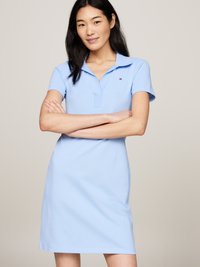 Tommy Hilfiger SLIM OPEN DRESS - Dnevna haljina - vessel blue