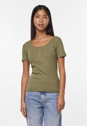PCKITTE - T-shirt - bas - deep lichen green