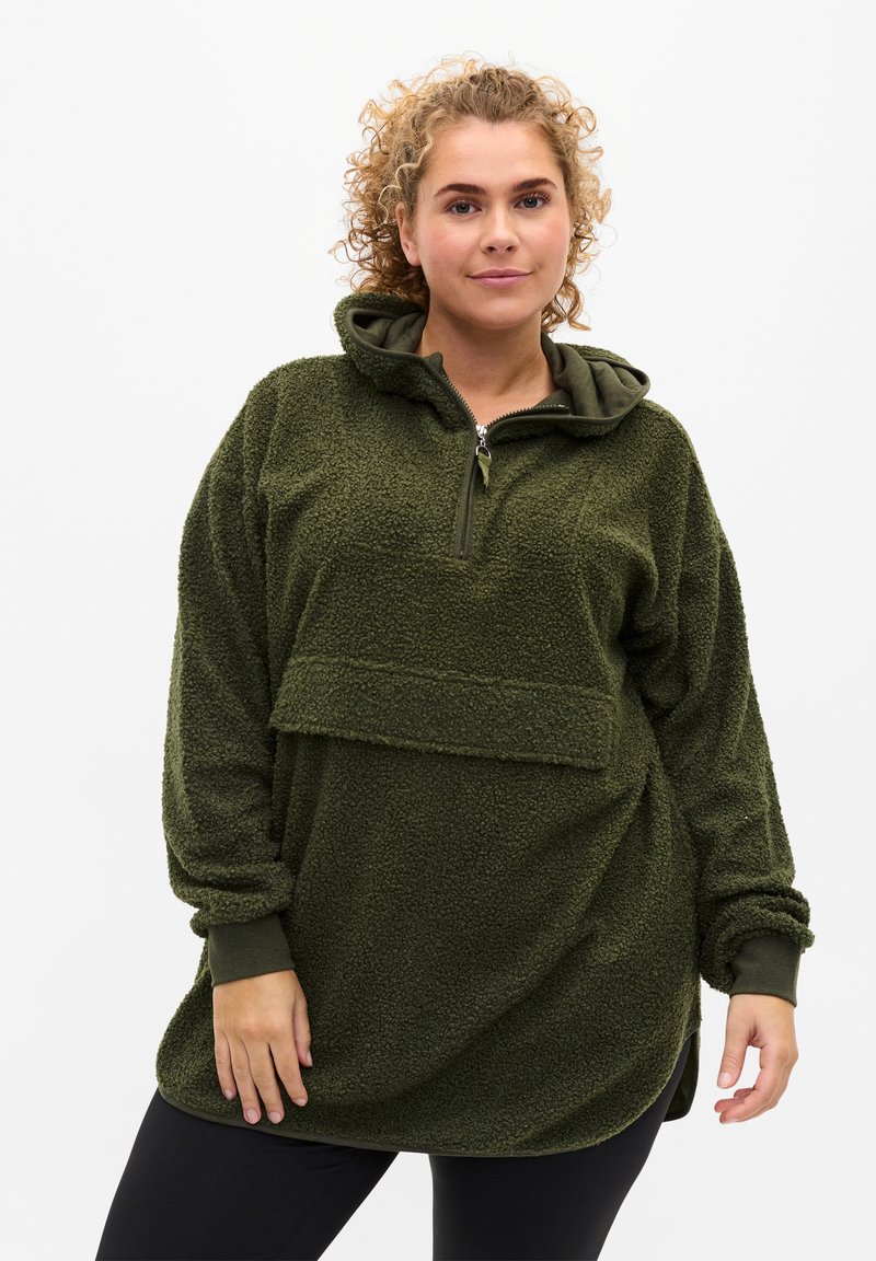 Damen Sweatshirts | Active by Zizzi Sweatshirt rifle green/grün - BF71123 Damen Sweatshirts | Active by Zizzi Sweatshirt rifle green/grün - BF71123