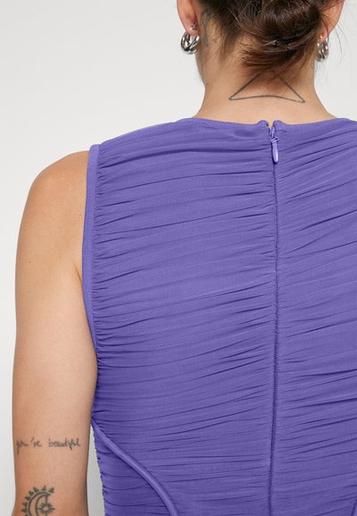 Hervé Léger RUCHED MESH MINI DRESS - Cocktail φόρεμα / Φόρεμα για πάρτι - alabaster