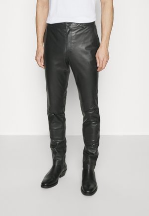 GUIDO TROUSERS  - Lederhose - black