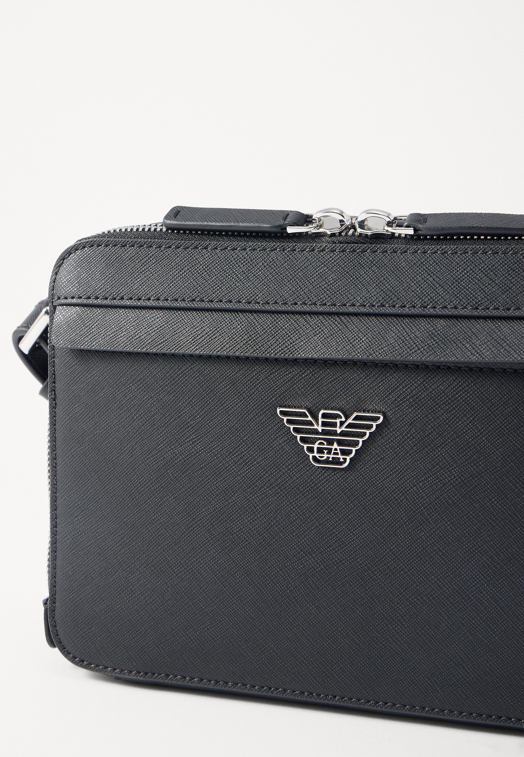 Emporio Armani MINI BAG - Cross body bag - black beauty/black