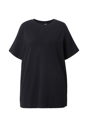 Studio Untold, STUDIO UNTOLD LONGLINE SHIRT 794475 - T-shirts basic - black