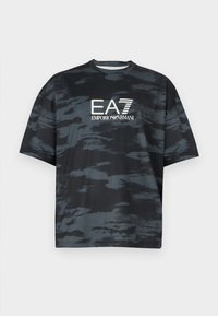 Print T-shirt - fancy black