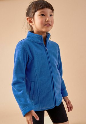 ZIP THROUGH - Giacca in pile - blue