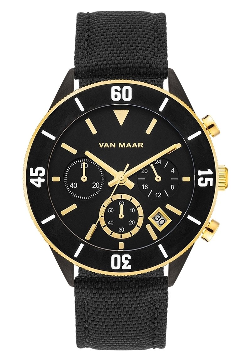 Herren Analoguhren | Van Maar FANTASTIC Chronograph schwarz - AW22069 Herren Analoguhren | Van Maar FANTASTIC Chronograph schwarz - AW22069