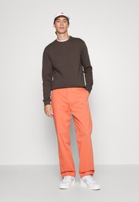 Only & Sons ONSCERES LIFE CREW NECK - Melegítőfelső - seal brown