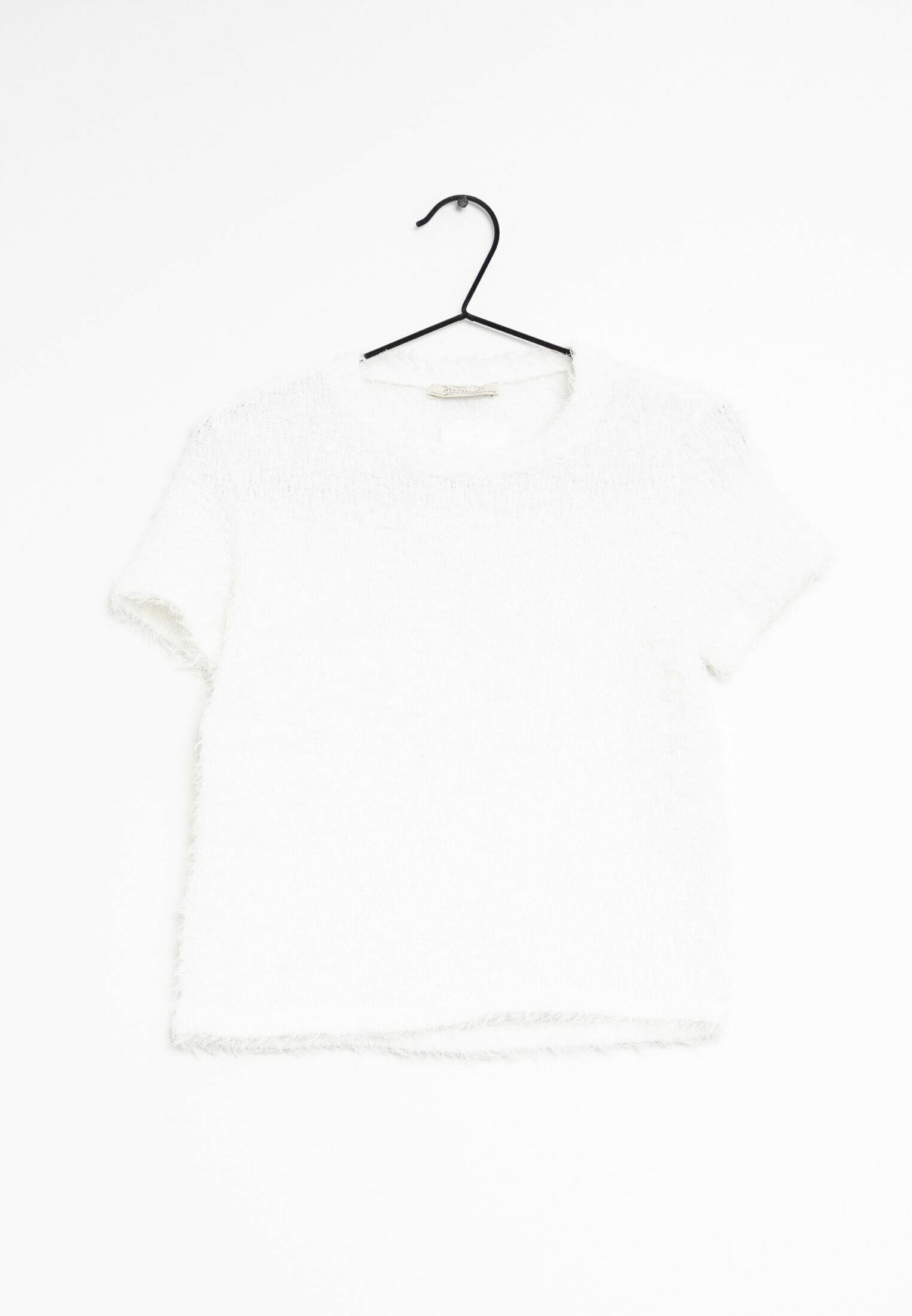 Zara T-shirt basic white/wit (Pre-owned)1