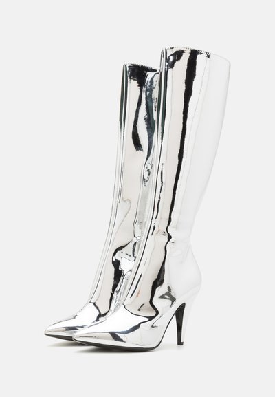 MOSCHINO STIVALE DONNA - Bottes - argento