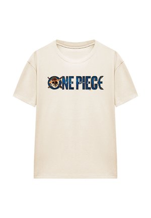 ONE PIECE LIVE ACTION LOGO - T-Shirt print - off white