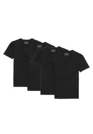 4ER PACK ESSENTIALS  - Unterhemd/-shirt - schwarz