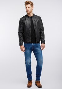 Mustang Leren jas - black