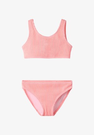 Name it, NKFPZIBA BIKINI DK SET - Bikini - neon salmon rose