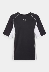 SPORT RELAXED TEE - Nyomott mintás póló - black