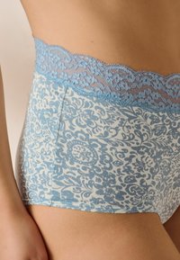 Next FOUR PACK - Slip - cream blue printed