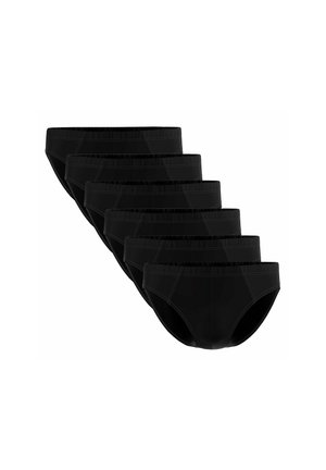 6ER PACK  , EINFARBIG - Alushousut - schwarz