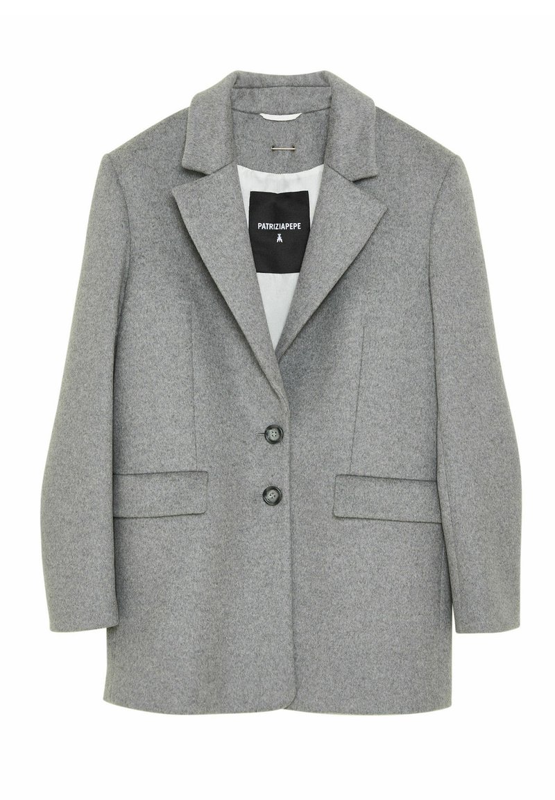 PATRIZIA PEPE Halflange jas grijs