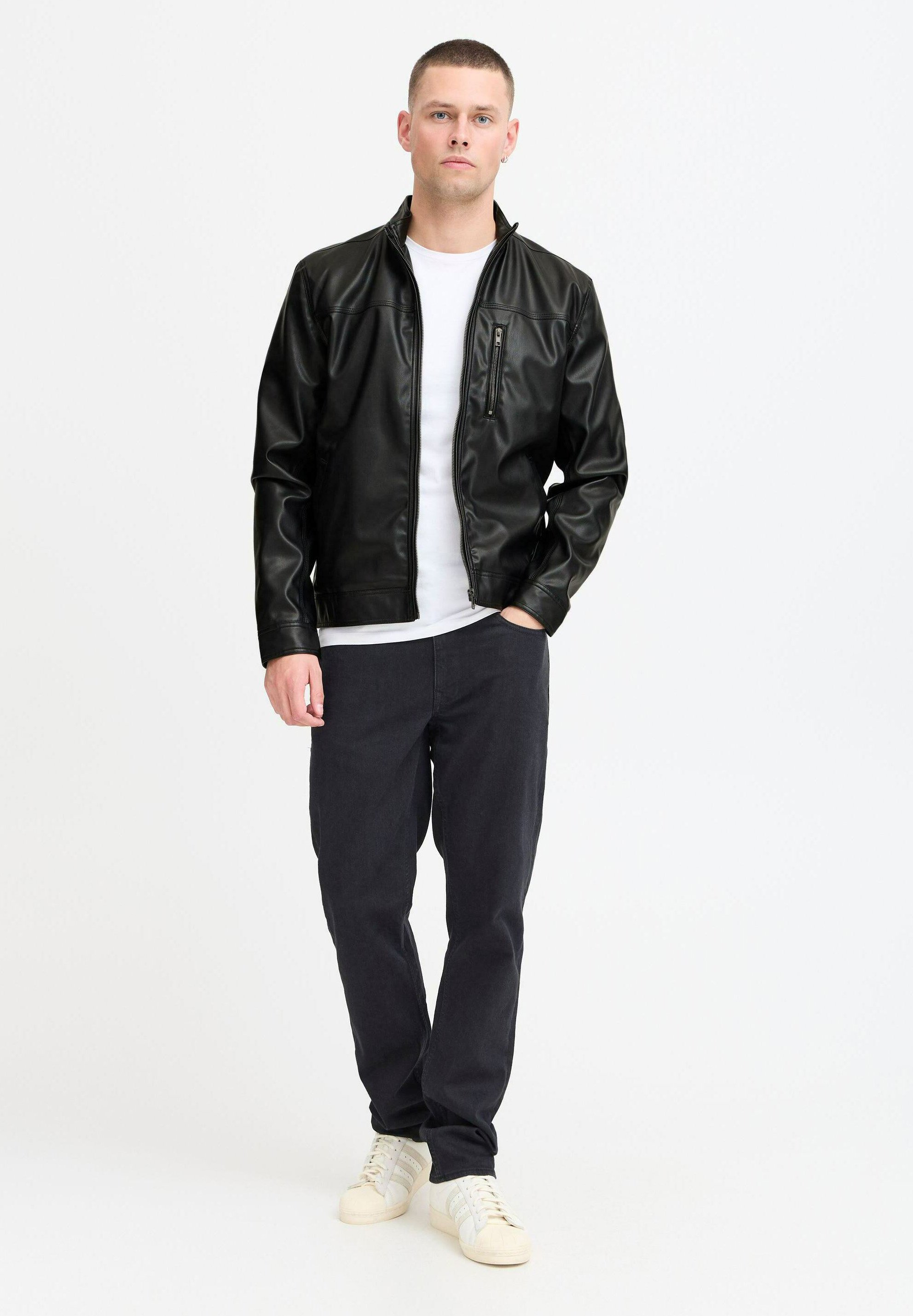 Blend BHELON - Faux leather jacket - black - Zalando.co.uk