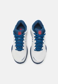 K-SWISS HYPERCOURT EXPRESS 2 HB UNISEX - Zapatillas de tenis para todas las superficies - blanc de blanc/blue opal/lollipop