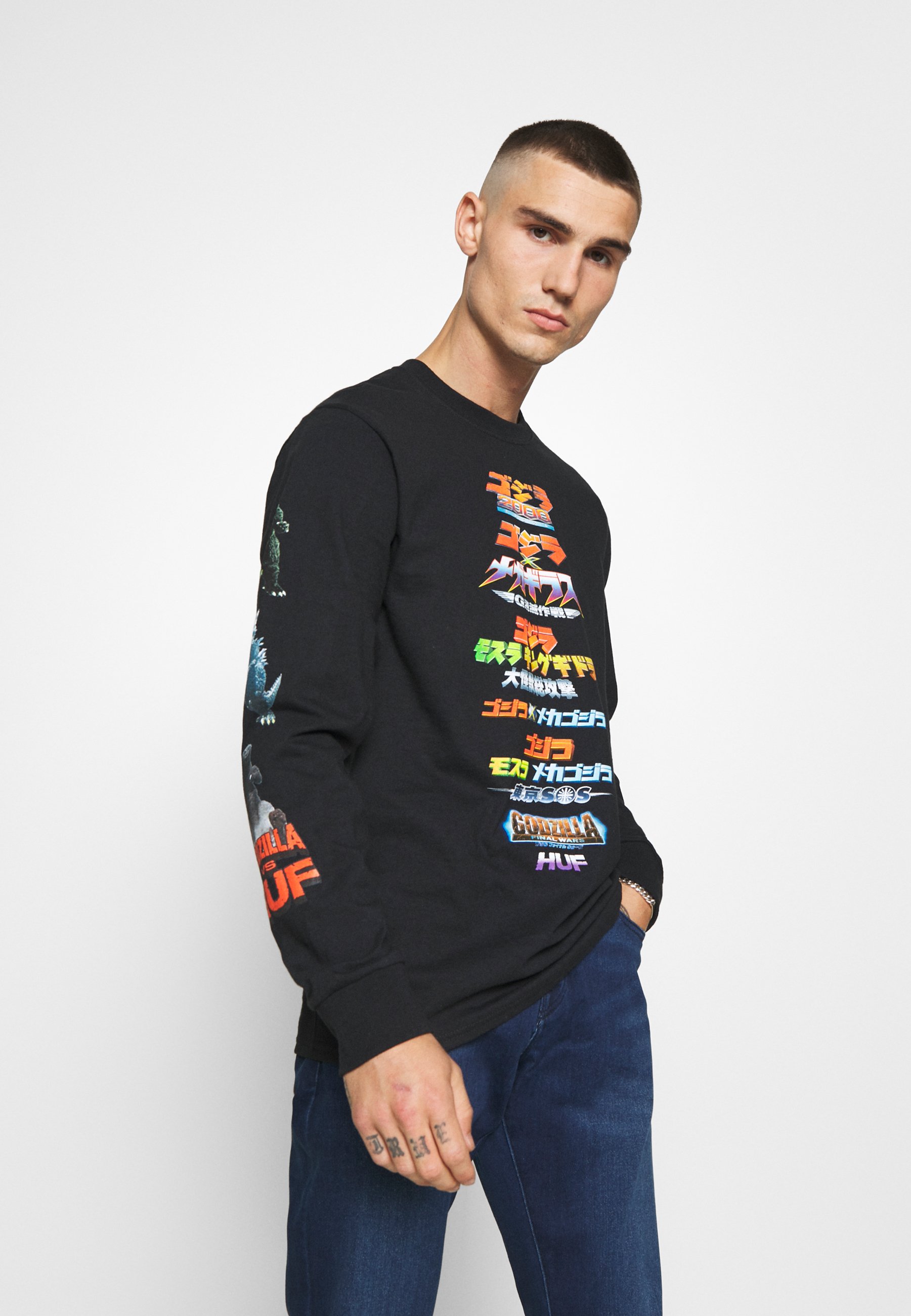 T-Shirt manches longues Huf Flag Union L/S Tee