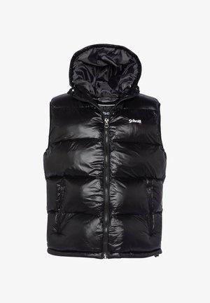Schott SANS MANCHE À CAPUCHE UNISEXE - Chaleco - noir