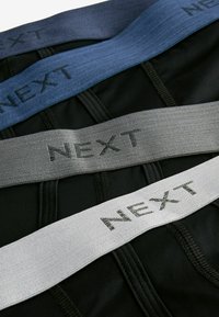Next MOTION FLEX WEIGHT A-FRONTS 4 PACK - Uske bokserice - black bright metallic waistband