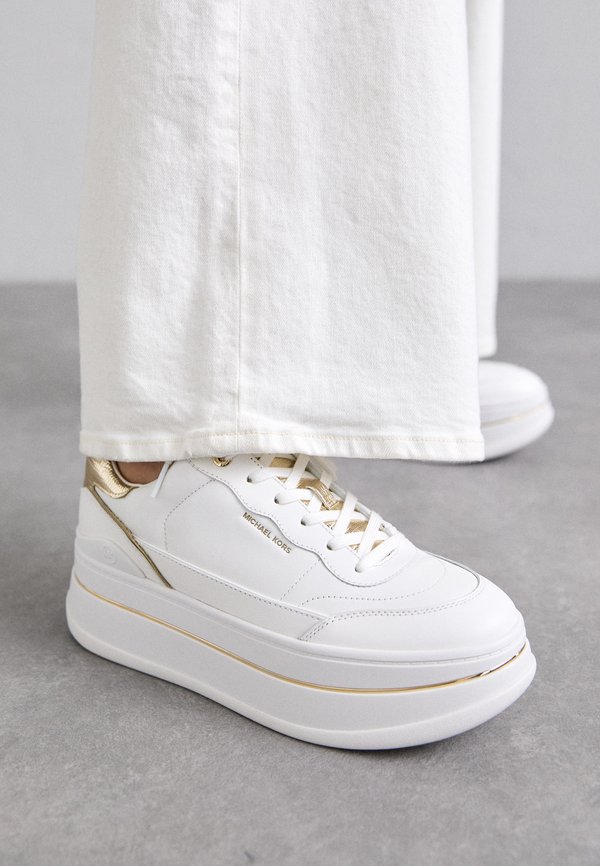 HAYES LACE UP - Trainers - pale gold