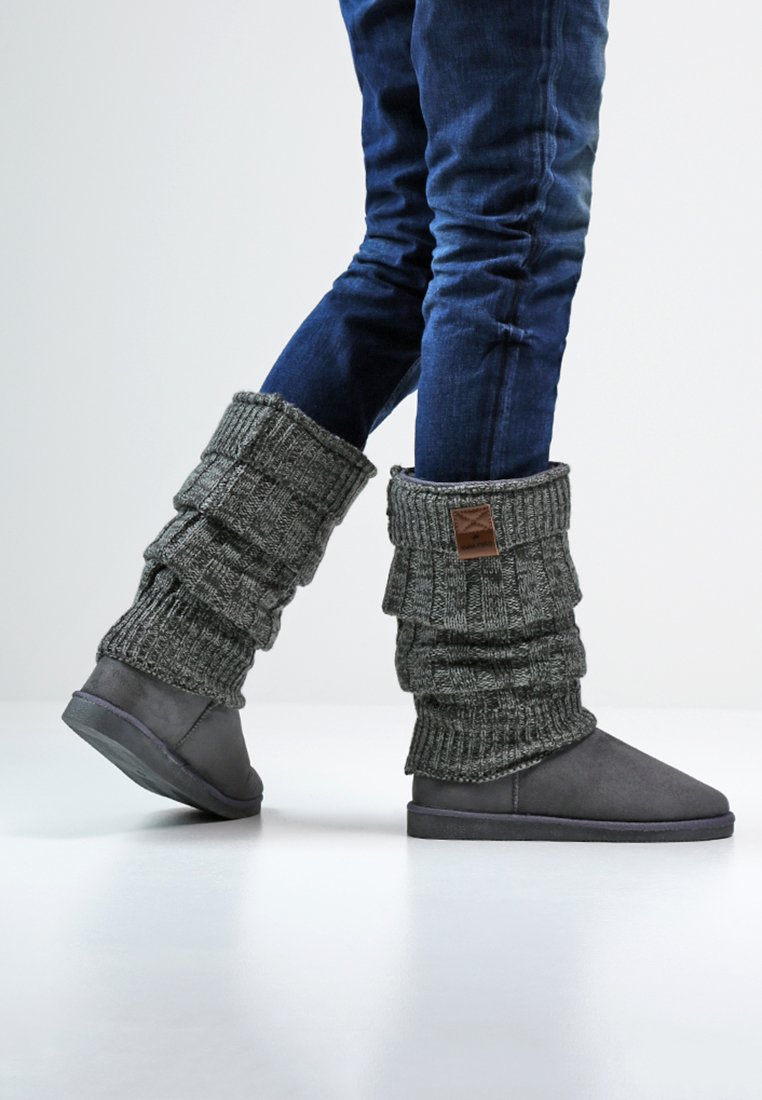 Anna Field - Snowboot/Winterstiefel - grey, Vergrößern