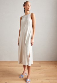 Marc O'Polo - FLUENT TANK DRESS SIDE SLIT - Day dress - stone grey Thumbnail Image 1