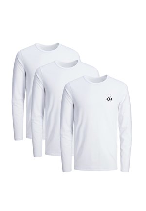 CORISE INFINITY CREW NECK 3-PACK - MIT LOGO - Langarmshirt - white