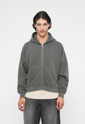CROPPED  - Mikina so zipsom - grey