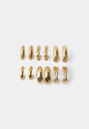 Bershka HOOP - Boucles d'oreilles - gold coloured