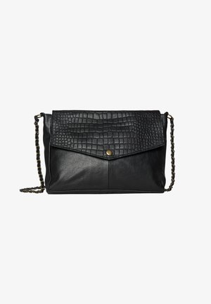 Pieces PCSIENNA - Sac bandoulière - black croco embo