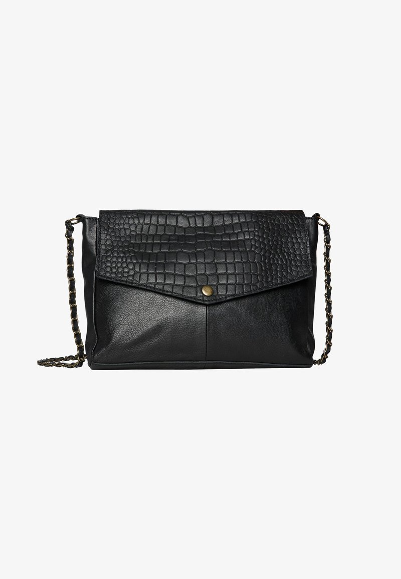 Pieces PCSIENNA - Sac bandoulière - black croco embo