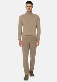 Boggi Milano POLO NECK - Maglione - hazelnut