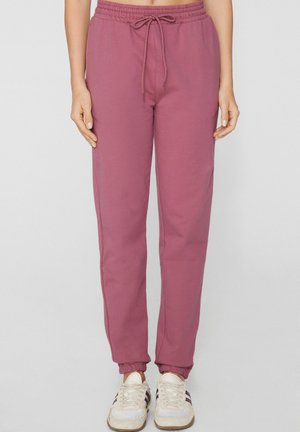 JOGGING MIT PASPELTASCHEN UND TUNNELZUG - Trainingsbroek - pink