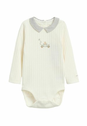 WITH COLLAR - Body / Bodystocking - white